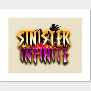 SINISTER INFINITE 80s Text Effects 2 Posters and Art